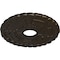 Ekena Millwork Kendall Train Station Medallion (Canopies up to 3 7/8"), 18 1/2"OD x 3 7/8"ID x 1"P, Stone Hearth CM18KDSHF - alternate 3